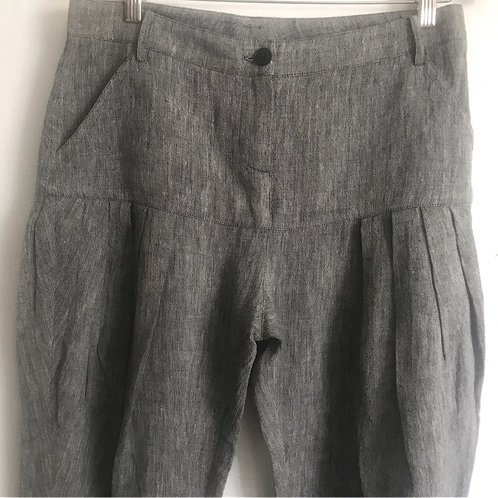 PATRIZIA PEPE Linen Blend Harem Pants - Picture 4 of 11